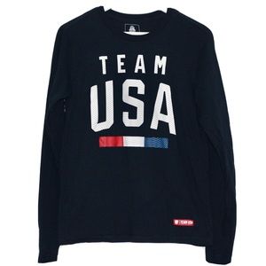 5/30 Team Apparel Men’s Team USA Navy Graphic Long-Sleeve Shirt